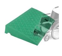 Threshold Ramp for Wheelchair Scooters - 5" 4" 3" Rise Steps, Non-Slip Portable Plastic Garage Entry Ramp, Driveway Curb Access