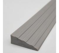 Threshold Ramp, Self-Adhesive Non-Slip Rubber Wheelchair Ramp, Cuttable Transition Strip for Floor Tile Threshold Doorway Bathroom Mobility Scooters Stairs Cars (Gray, 100×3×1 cm)