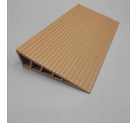 Threshold Ramp, Self-Adhesive Non-Slip Rubber Wheelchair Ramp, Cuttable Transition Strip for Floor Tile Threshold Doorway Bathroom Mobility Scooters Stairs Cars (Brown, 100×10×2.5 cm)