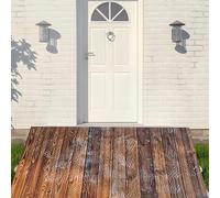 Threshold Ramp, Wooden Threshold Ramps for Doorways，4 7 8 10inch Rise, Non-Slip Durable Entry Ramp for Home/Garden Step/Sheds Doors, Wheelchairs Walkers Transition Ramp(90x70x20cm)