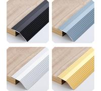 Threshold Ramps for Doorways, Aluminum Floor Transition Strips - Width 3.5/5.5/10cm, Height 3-40mm - Wheelchair Accessible, Carpet Edge Strip - Threshold Reducer for Smooth Entry/Curbless Shower