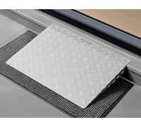 Threshold Ramps for Doorways Portable Ramp for Wheelchairs for Home Steps 2-6" Rise Wheelchair Door Scooter Ramp 31.5"x25.2" Shed Handicap Ramps 9.9lbs Aluminum Ramps with Extender Plate