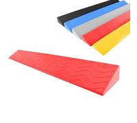 Threshold Ramps, Rise Threshold Ramps for Wheelchairs, Wheelchair Ramp Non-Slip Threshold Transition Strip for Doorways, Stairs, Steps, Sweeping Robot, Mobility Scooters,Red,100cm*12cm*5cm