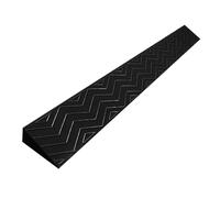 Threshold Ramps, Rise Threshold Ramps for Wheelchairs, Wheelchair Ramp Non-Slip Threshold Transition Strip for Doorways, Stairs, Steps, Sweeping Robot, Mobility Scooters (Black, 100 * 15 * 7cm)