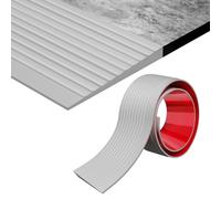 Threshold Ramps Self-Adhesive Rubber Threshold Ramp Wheelchair Ramp for Doorways,Steps,Bathroom, Wheelchair, Scooter Stroller (Grey, 5cm(W) x 1cm(H) x1m(L))