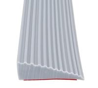 Threshold Ramps, Self-adhesive Wheelchair Ramp, Non-Slip Rubber Ramp for Sweeping Robot, Wheelchair, Scooter, Cuttable Floor Tile threshold Transition Strip (Grey, 5.5 x 1.6 x 100cm)