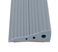 Threshold Ramps, Self-adhesive Wheelchair Ramp, Non-Slip Rubber Ramp for Sweeping Robot, Wheelchair, Scooter, Cuttable Floor Tile threshold Transition Strip (Grey, 6.5 x 2.5 x 100cm)