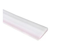 Threshold Ramps, Self-adhesive Wheelchair Ramp, Non-Slip Rubber Ramp for Sweeping Robot, Wheelchair, Scooter, Cuttable Floor Tile threshold Transition Strip (White, 5 x 1 x 100cm)