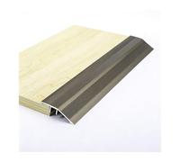 Threshold Ramps Strip, Bridge The Height Between 0.2-0.5 in, Aluminum Floor Reducer Transition Strip for Carpet Wood Tile Vinyl Flooring Laminate(Champagne)