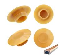 Threshold Screw Covers Replacement for Therma Tru Door Sill Cap Screw Caps - Easy Snap On Installation Perfect for Concealing Exposed Threshold Screws,Light Oak Color(4Pack)