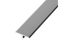 Threshold Strip - 1Pcs×90cm Floor Transition Strip - Tile/Laminate/Lino/Wooden Floor To Vinyl Or Carpet Cover Strips - T Molding Trim(Iron Gray,3.3cm/1.29in)