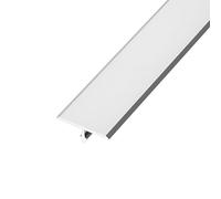 Threshold Strip - 1Pcs×90cm Floor Transition Strip - Tile/Laminate/Lino/Wooden Floor To Vinyl Or Carpet Cover Strips - T Molding Trim(Silver,2cm/0.78in)