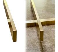 Threshold Strip Brushed Solid Brass Door Divider Trim Wood to Tile