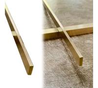 Threshold Strip Brushed Solid Brass Door Divider Trim Wood to Tile