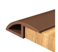 Threshold Strip Doorway Threshold Ramp for Uneven Floors, Pvc Floor Transition Strip Self Adhesive, Rug/Wood/Tile/Laminate Flooring Transition Cover,