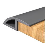 Threshold Strip Doorway Threshold Ramp for Uneven Floors, Pvc Floor Transition Strip Self Adhesive, Rug/Wood/Tile/Laminate Flooring Transition Cover,