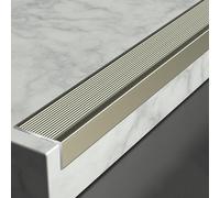 Threshold Strip Stripe Transition Bar For Transition Strips Laminate Flooring, Aluminum Alloy L Molding Transition Bar, Wall Decoration Trim Strip(Champagne,3cm/1.18in)