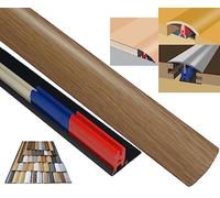 Threshold Strip Transitional 50mm or 38mm Width x 900mm Long Cut to Size Required Suit All Floor Types (Warm Oak Effect, 50mm)