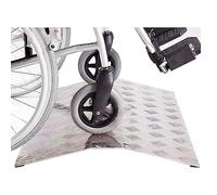 Threshold Transition Ramp for Home Steps Scooter, Heavy Duty Non-Slip Wheelchair Ramp, Doorway Access Ramp, Curved Bridging Ramp