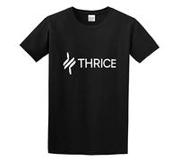 Thrice Logo Vintage Mens Tees Shirt Black M