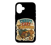 Thrift Cart Treasure Vintage Humor Case for iPhone 16