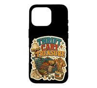 Thrift Cart Treasure Vintage Humor Case for iPhone 16 Pro