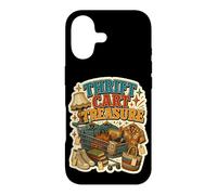 Thrift Cart Treasure Vintage Humor Case for iPhone 17