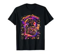 Thrift Queen Cat Kawaii Vintage Shopping Lover T-Shirt