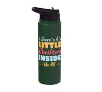 Thrift Shopper Little Thrifter Inside Us All Thrift Store Stainless Steel Insulated Water Bottle