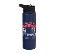 Thrift Shopper Outta My Way I´m Going Thrift Store Stainless Steel Insulated Water Bottle