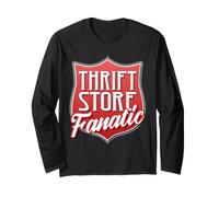Thrift Store Fanatic Vintage Treasure Hunter Retro Design Long Sleeve T-Shirt