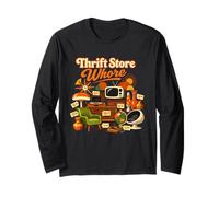 Thrift Store Whore Antique Collector Design Lover Secondhand Long Sleeve T-Shirt