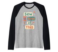 Thrifted Fashion Vintage Style Sustainable Secondhand Raglan Baseball Tee