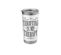 Thrifting is My Therapy Stainless Steel Insulated Tumbler