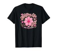 Thrifting Like a Girl Vintage Retro Thrift Lover Value Graphic T-Shirt, Men, Black, L