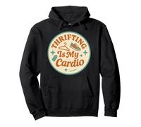Thrifting Queen Cardio Life Vintage Haul Secondhand Style Pullover Hoodie