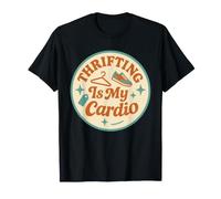 Thrifting Queen Cardio Life Vintage Haul Secondhand Style T-Shirt