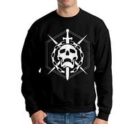 Thril Destiny 2 Men's Crew Neck Hoodie Autumn and Winter Sweatshirt Black