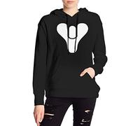 Thril Destiny 2 Women Hoodies Sweater Long Sleeve Top Pocket Hooded Sweatshirts Black