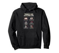 Thriller Reader Things I Do In My Spare Time Book Lover Pullover Hoodie