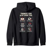 Thriller Reader Things I Do In My Spare Time Book Lover Zip Hoodie