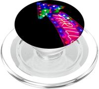 Thrills Retro Arrow Light Sign Graphic PopSockets PopGrip for MagSafe
