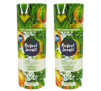 Thrink 2 Pack Perfect Scents In-Wash Scented Booster Crystals 200g Each Fresh Laundry Fragrance Beads Long Lasting Scent for Clothes Towels Bedding - Citrus Oasis