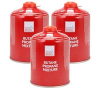 Thrink 450g Butane Propane Gas Cartridge - 3 Pack - Screw-On Camping Gas for Portable Stoves, Heaters, Lanterns & Outdoor Cooking