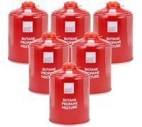 Thrink 450g Butane Propane Gas Cartridge - 6 Pack - Screw-On Camping Gas for Portable Stoves, Heaters, Lanterns & Outdoor Cooking