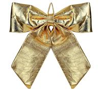 Thrink Extra Large Gold Christmas Bow 60×70 cm - Luxury Shiny Metallic Decorative Bow for Tree Topper, Front Door, Wreaths & Garlands - Elegant Festive Bow Decoration for Holiday Décor Gold