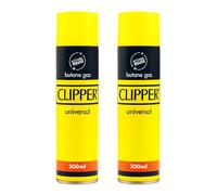 Thrink Genuine Clipper Butane Universal Refill Fluid for Home Litchen BBQ, and Cooking - 300ml Capacity - Reliable & Safe Fuel Bottles Solution (2 Pack)