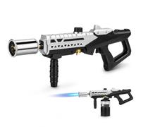 Thrink Heavy Duty Gas Torch with Adjustable Fuel Regulator, Metal Burner Head, Front Support Handle and Trigger Operation for BBQ Searing, Camping, Charcoal Lighting and DIY Use