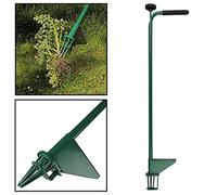 Thrink Long Handled Easy Weeder Killer Grabber | Lightweight | Easy Ejection Mechanism | Weed Puller Root Remover | Durable Steel Construction | Easy To Use | No Chemical | SIZE H91cm x W21cm x D5cm