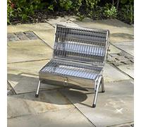 Thrink Portable and Compact Barbecue Grill For Camping, Picnic, Garden Or Beach | Made From Stainless Steel | Larger Cooking Area | Equipped With a Lock | Especially Light And Easy To Store